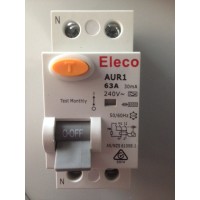 RCD Residual Current Circuit Breaker - 2 Pole 63A